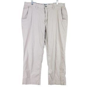 Mountain Khakis Classic Fit Trail Pants Mens Size 38x30 Tan Gusseted